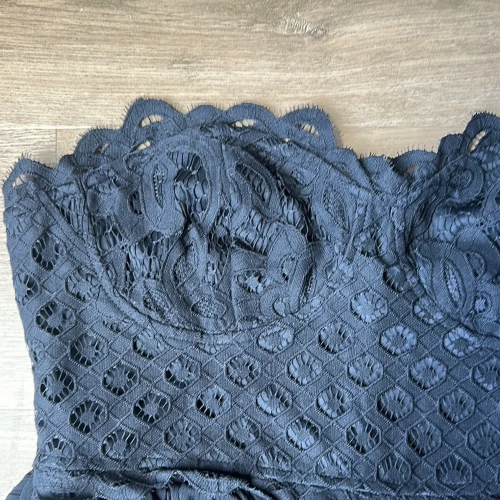 Justify Black Lace Strapless Top size XL - Picture 2 of 8